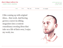 Tablet Screenshot of davidpsroberts.com
